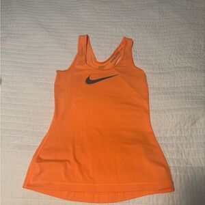 Nike Women's  Dri-Fit Bright Orange Tank Top